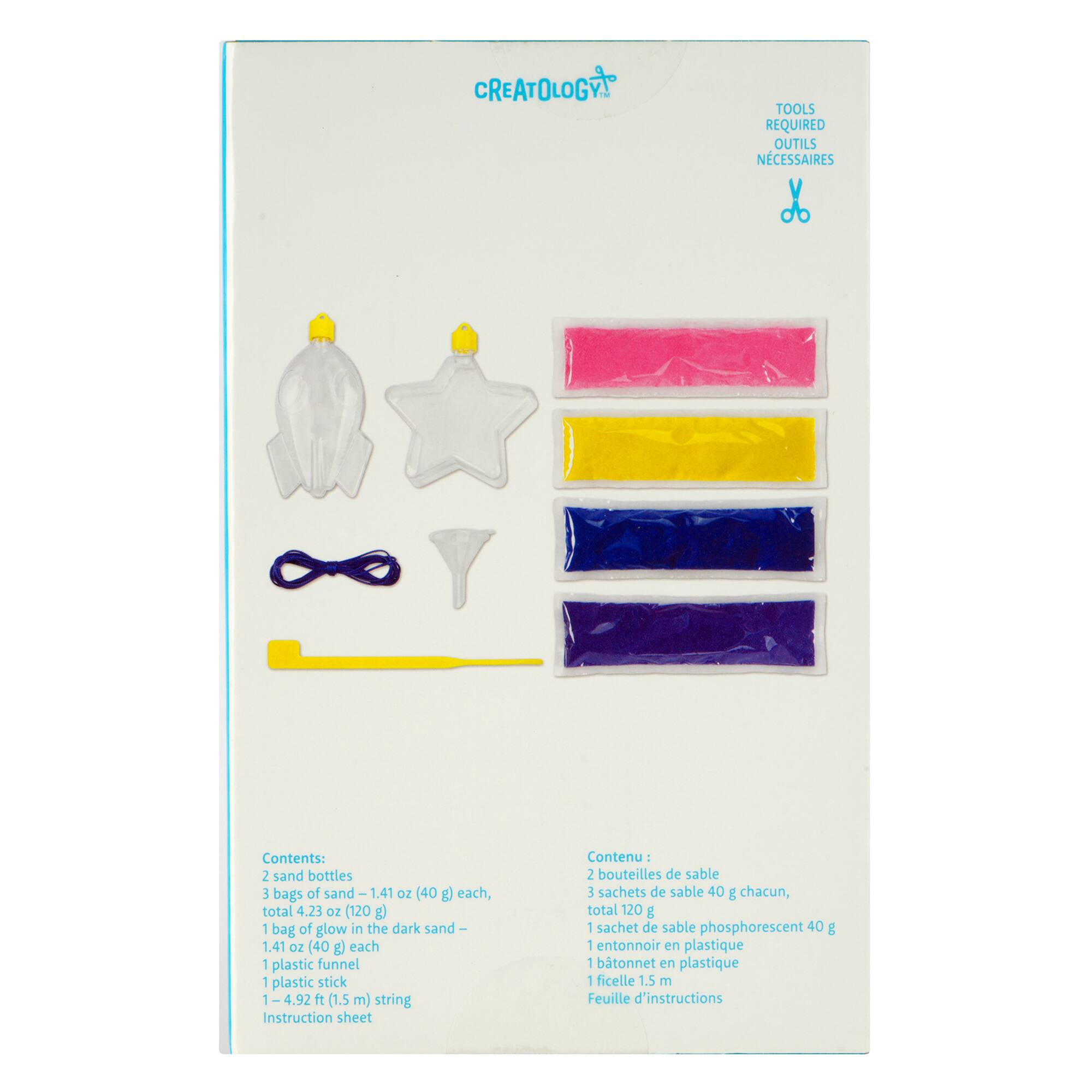 Summer Glow-in-the-Dark Rocket & Star Sand Art Kit by Creatology™